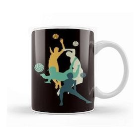 Humuts Vintage Volleyball Team Players Ball Sports Beach Volleyball Kupa