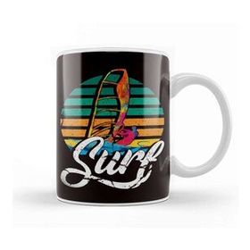 Humuts Vintage Windsurfer Retro Windsurfing Ocean Wave Surfing Kupa