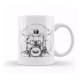 Humuts Vitruvian Man Drum Kit Black Lines Kupa
