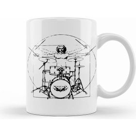 Humuts Vitruvian Man Drum Kit Black Lines Kupa