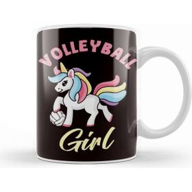 Humuts Volleyball Girl Unicorn Ball Sports Beach Volleyball Player Kupa