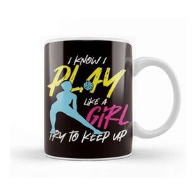 Humuts Volleyball Player Girl Coach Team Ball Sports Training Game Kupa