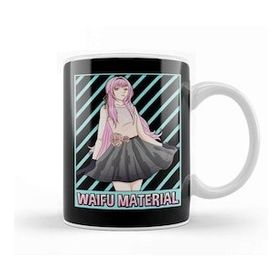 Humuts Waifu Material Anime Girl Japanese Cute Senpai Pun Kupa