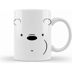 Humuts We Bare Bears Ice Bear Face Kupa