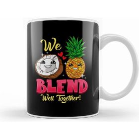 Humuts We Blend Well Together Funny Pineapple Coconut Pun Kupa
