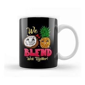 Humuts We Blend Well Together Funny Pineapple Coconut Pun Kupa