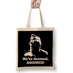 Humuts We Re Doomed Private James Frazer Dads Army Bez Kadın Günlük Çanta