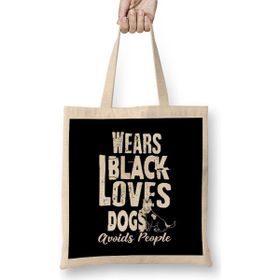 Humuts Wears Black Loves Dogs Avoids People Introvert Bez Uzun Saplı Açık Bej Rengi Çanta