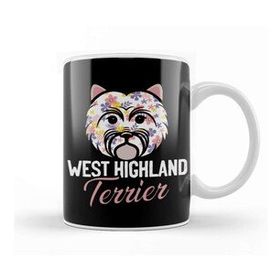 Humuts West Highland White Terrier Owner Floral Dog Breed Westie Kupa