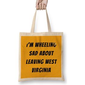 Humuts West Virginia Quote Bez Uzun Saplı Açık Bej Rengi Çanta