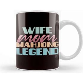 Humuts Wife Mom Mahjong Legend Mah-Jongg Player Solitaire Chinese Kupa