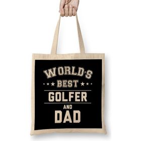 Humuts World's Best Golfer And Dad Bez Kadın Günlük Çanta