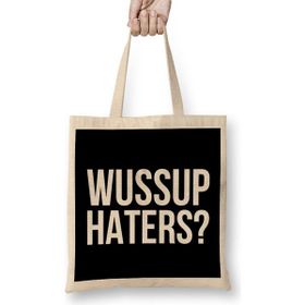 Humuts Wussup Haters Bez Kadın Günlük Çanta