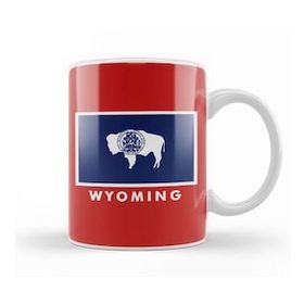 Humuts Wyoming State Flag Kupa