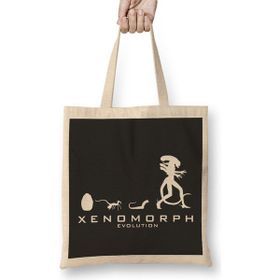 Humuts Xenomorph Evolution Alien Bez Uzun Saplı Açık Bej Rengi Çanta