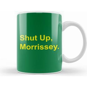 Humuts Yellow Text Shut Up Morrissey Kupa