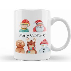 Humuts Yeni Yıl Konseptli Noel Karakter Kupa