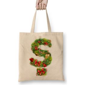 Humuts Yeni Yıl Yılbaşı Özel S Harfli Bez Kadın Günlük Çanta