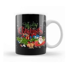 Humuts Yılbaşı Yeni Yıl Konseptli Merry Christmas 011 Kupa