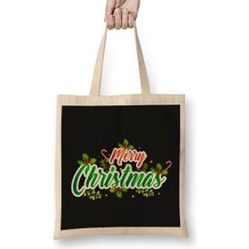 Humuts Yılbaşı Yeni Yıl Konseptli Merry Christmas 013 Bez Çanta