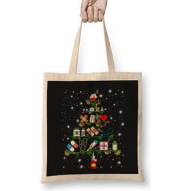 Humuts Yılbaşı Yeni Yıl Konseptli Merry Christmas 02 Bez Çanta