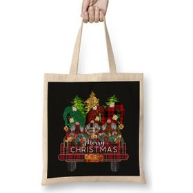 Humuts Yılbaşı Yeni Yıl Konseptli Merry Christmas 021 Bez Çanta