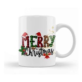 Humuts Yılbaşı Yeni Yıl Konseptli Merry Christmas 023 Kupa