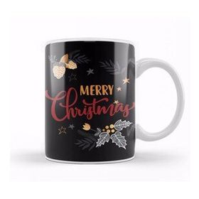 Humuts Yılbaşı Yeni Yıl Konseptli Merry Christmas 024 Kupa