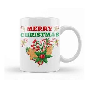 Humuts Yılbaşı Yeni Yıl Konseptli Merry Christmas 024 Kupa