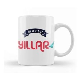 Humuts Yılbaşı Yeni Yıl Konseptli Mutlu Yıllar Hediye 01 Kupa