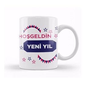 Humuts Yılbaşı Yeni Yıl Konseptli Mutlu Yıllar Hediye 010 Kupa