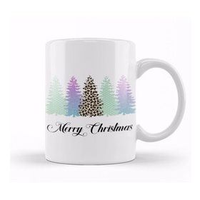 Humuts Yılbaşı Yeni Yıl Konseptli Pine Merry Christmas Kupa