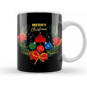 Humuts Yılbaşı Yeni Yıl Konseptlichristmas Wreath Kupa Bardak