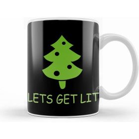 Humuts Yılbaşı Yeni Yıl Konseptlilets Get Lit Ugly Sweater Kupa Bardak