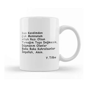 Humuts Yıldız Tilbe Motto Söz Kupa Bardak