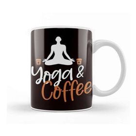Humuts Yoga Coffee Asana Meditation Zen Nirvana Gift Kupa