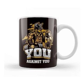 Humuts You Against You Workout Barbell Bodybuilding Weightlifting Kupa