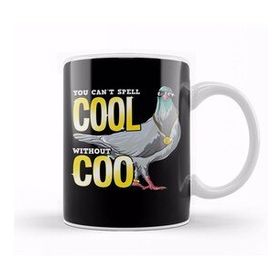 Humuts You Can T Spell Cool Without Coo Funny Pigeon Pun Kupa