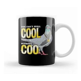 Humuts You Can T Spell Cool Without Coo Funny Pigeon Pun Kupa