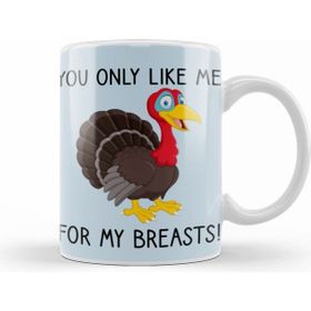 Humuts You Only Like Me For My Breasts Funny Thanksgiving Kupa