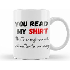 Humuts You Read My Sarcastic Funny Kupa Bardak