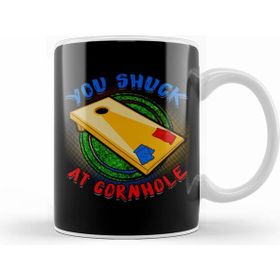 Humuts You Shuck At Cornhole Punny Corn Hole Pun Kupa Bardak