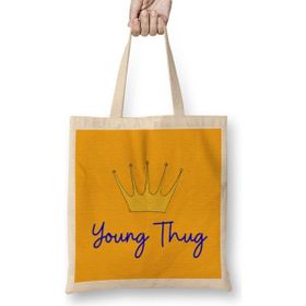 Humuts Young Thug Logo Bez Kadın Günlük Çanta