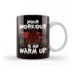 Humuts Your Workout My Warm Up Barbell Bodybuilding Weightlifting Kupa Bardak