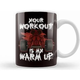 Humuts Your Workout My Warm Up Barbell Bodybuilding Weightlifting Kupa Bardak