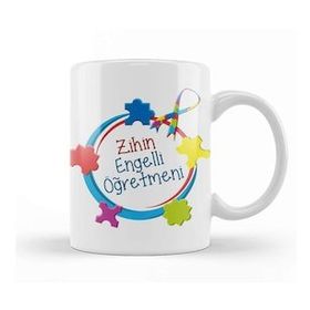 Humuts Zihin Engenlliler Öğretmeni Kupa Bardak