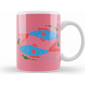 Humuts Zodiac Symbols Fish Kupa Bardak