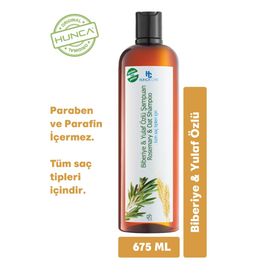 Hunca Care 675 ml Bıttım ve Çörek Otu Şampuan
