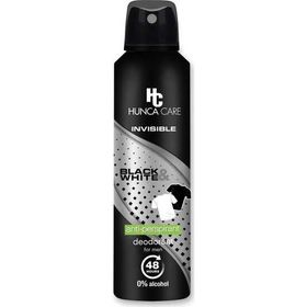 Hunca Care Invisible Black ve White 150 ml Erkek Deodorant