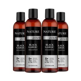 Huncalife Nature Siyah Sarımsaklı Dökülme Karşıtı Besleyici ve Onarıcı 4x350 ml Şampuan